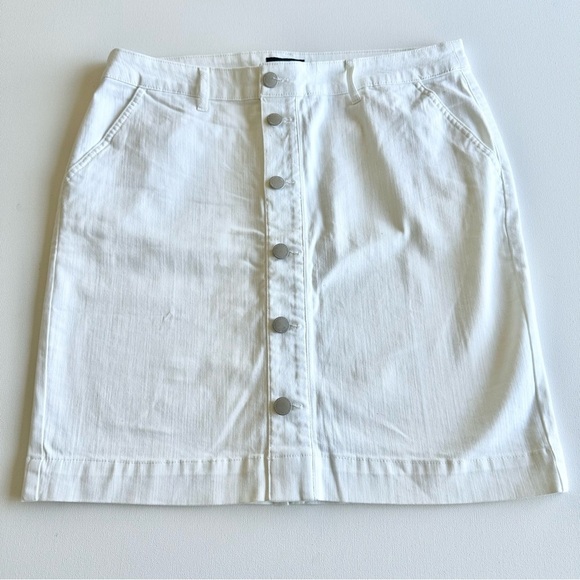 Charter Club White Denim Skirt - Picture 2 of 3